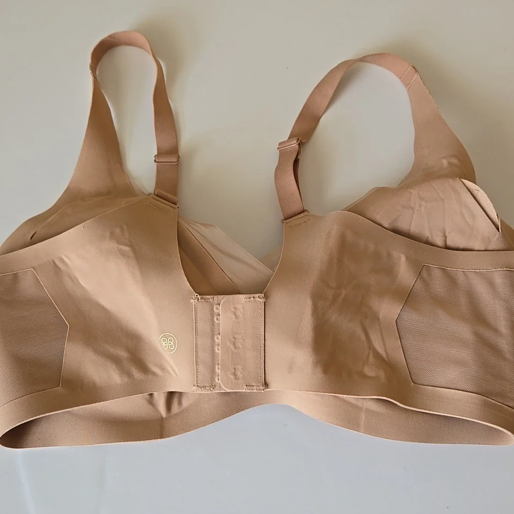 Honeylove Liftwear Crossover Bra Nude Sand Size 34D/34DD (E) - Picture 3 of 5